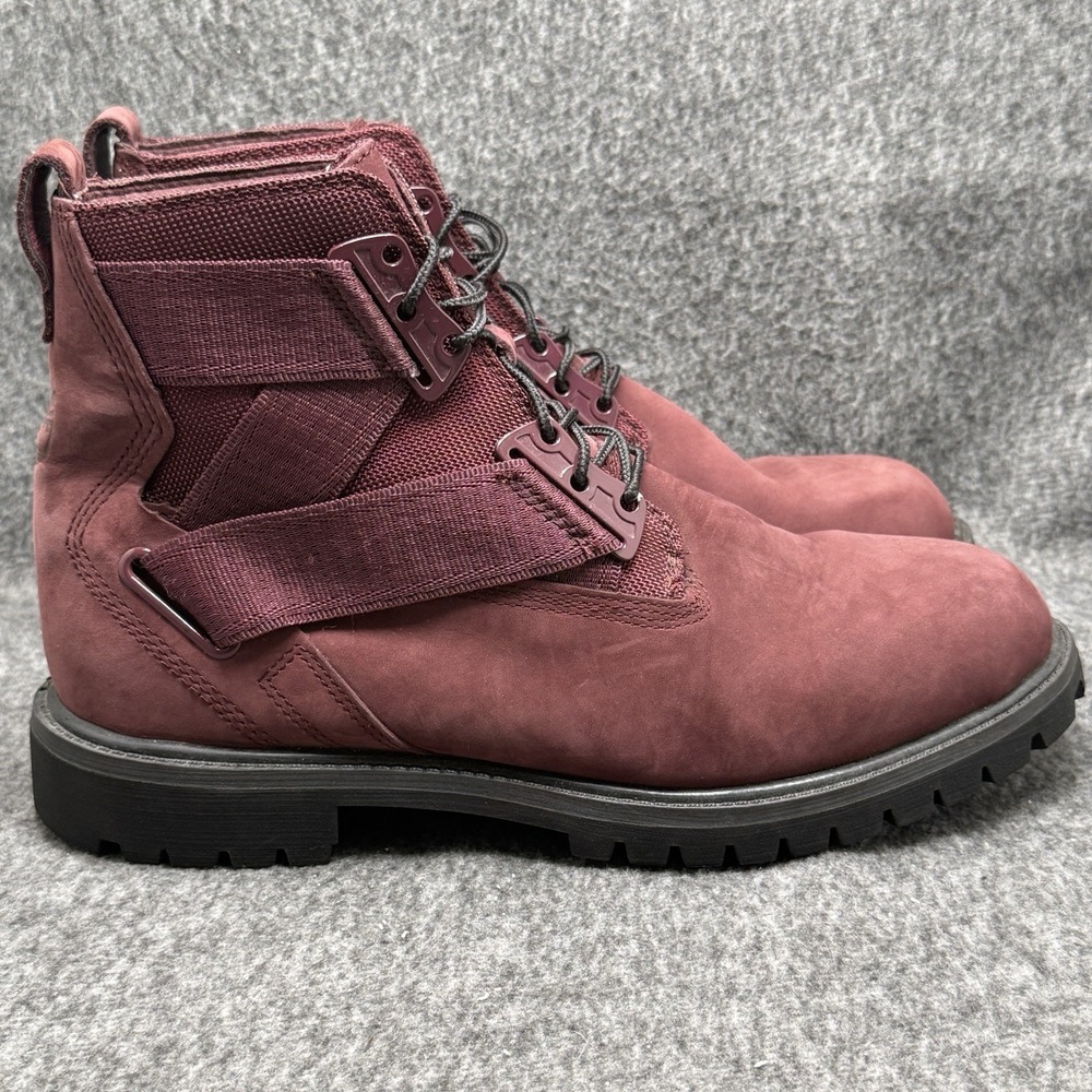 Timberland Field Boot A1540 Mens 11 Burgundy Nubuck New No Box Waterproof Boot